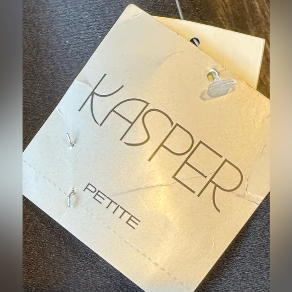 Kasper Black Dress Sleeveless Sheath Women’s Size 4P NWT - Picture 12 of 13